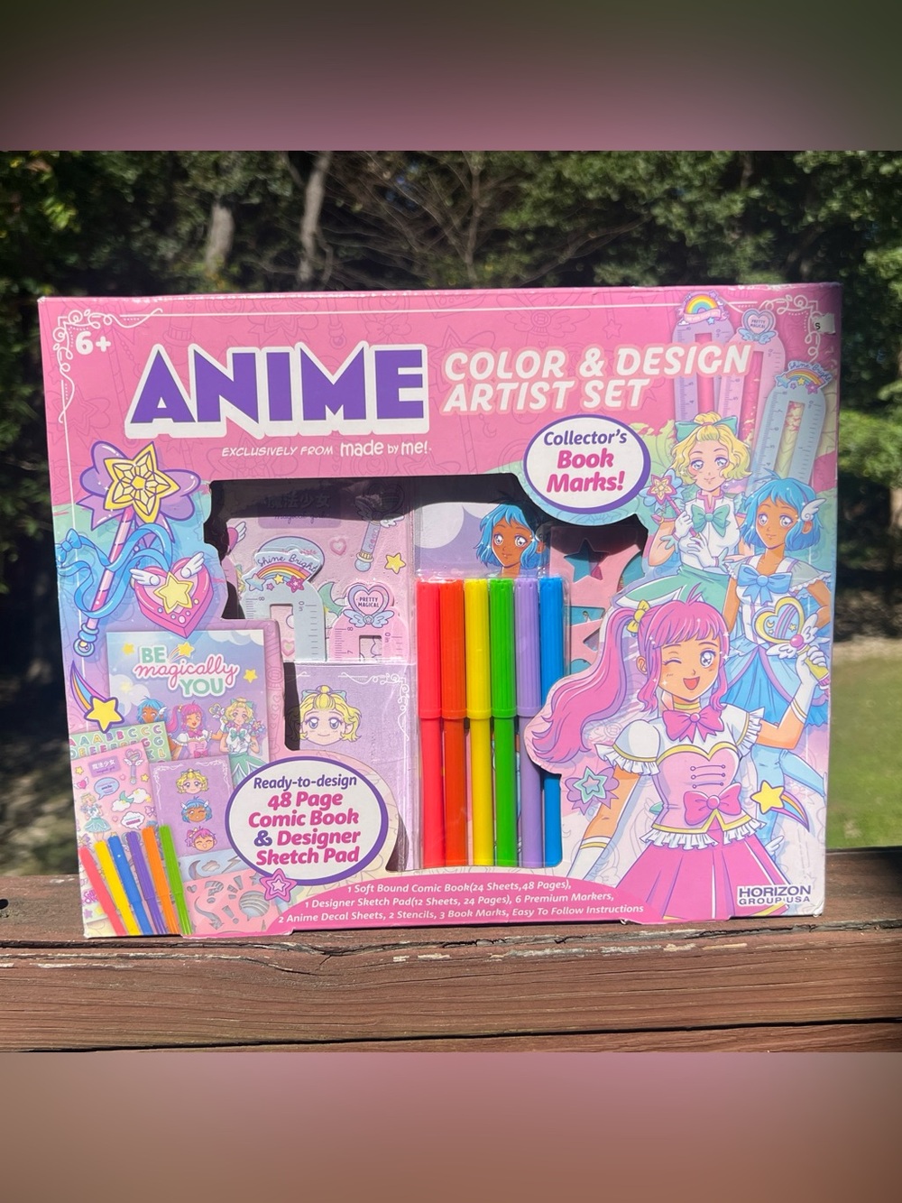 Anime Color & Design Artist Set,Feminine Girlhoodcore Casual Kidcore Age 6+,2023